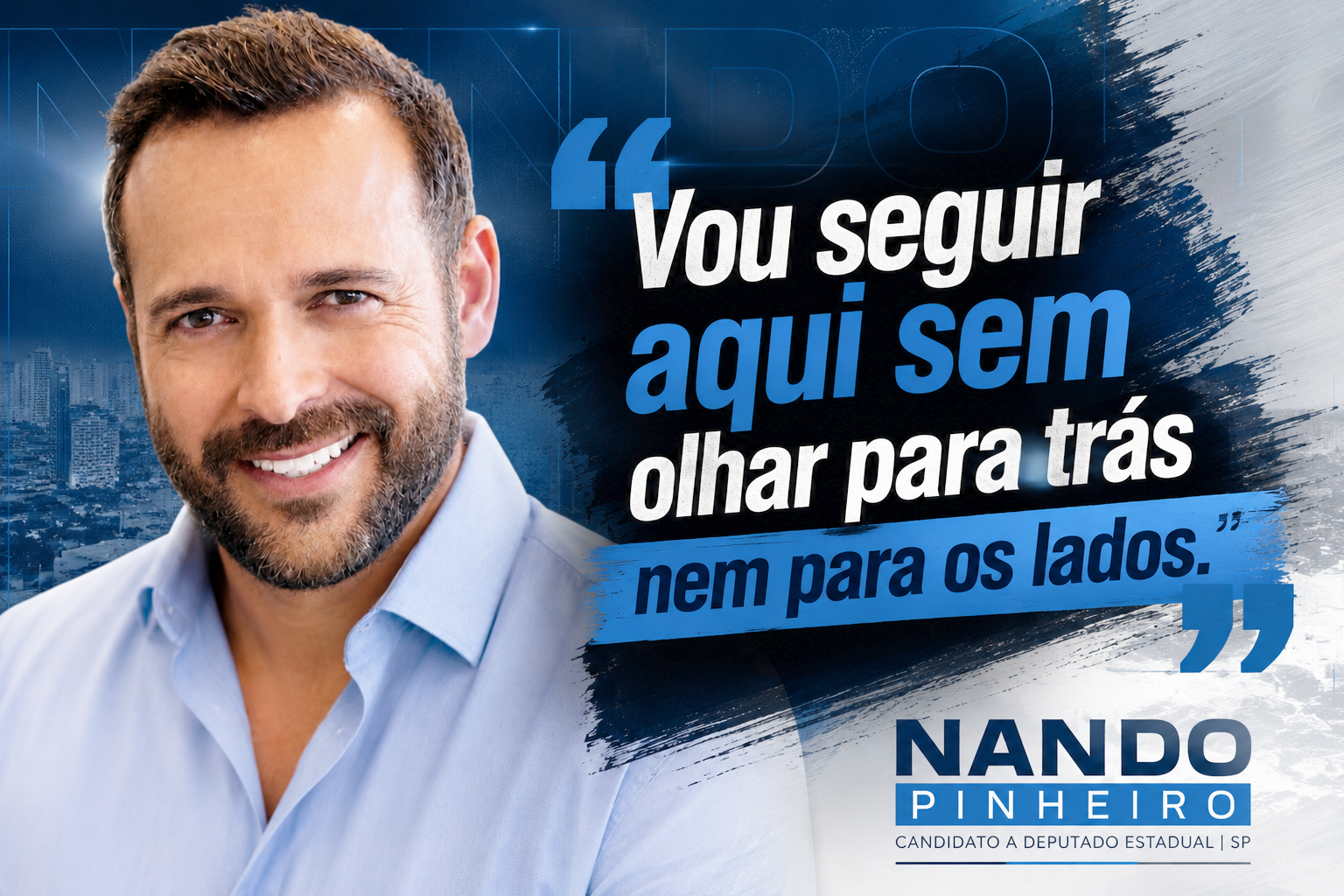 Candidato a Deputado Estadual do PL no Interior de São Paulo
