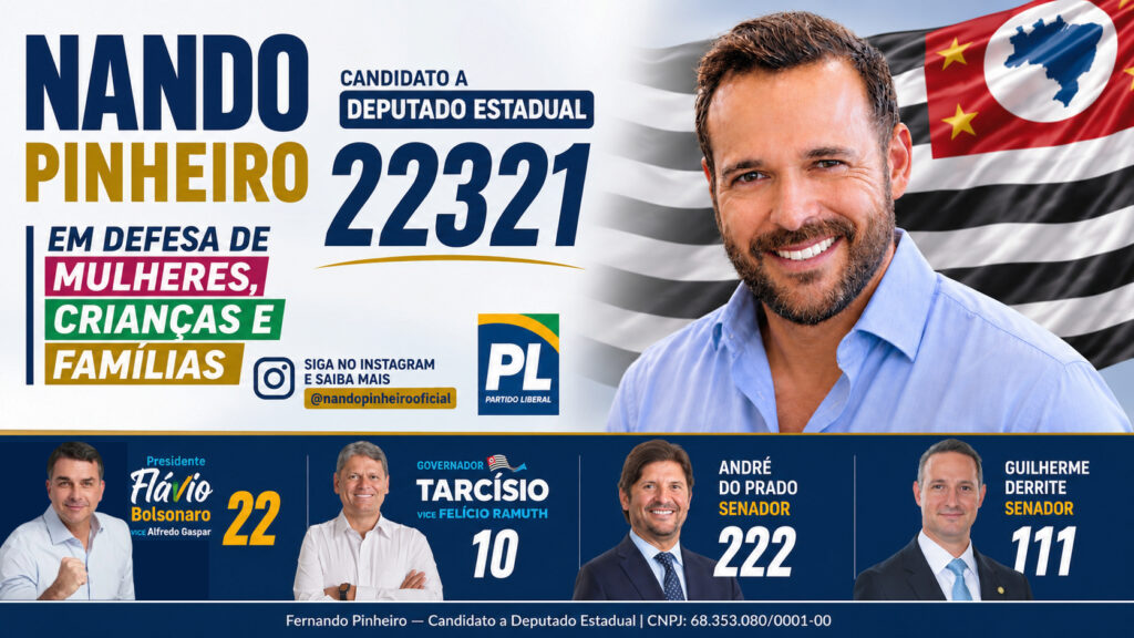 Ordem de votação na urna em 2026: veja como preencher a colinha - Nando Pinheiro 22321